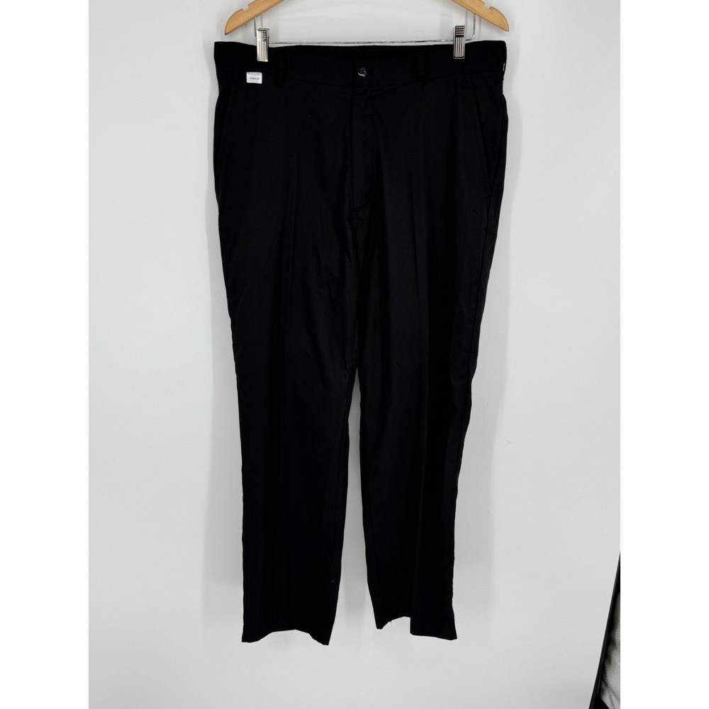 Happy Chef Men's Black Chef Work Pants Size 36x32 Style 250 Cotton Blend K2